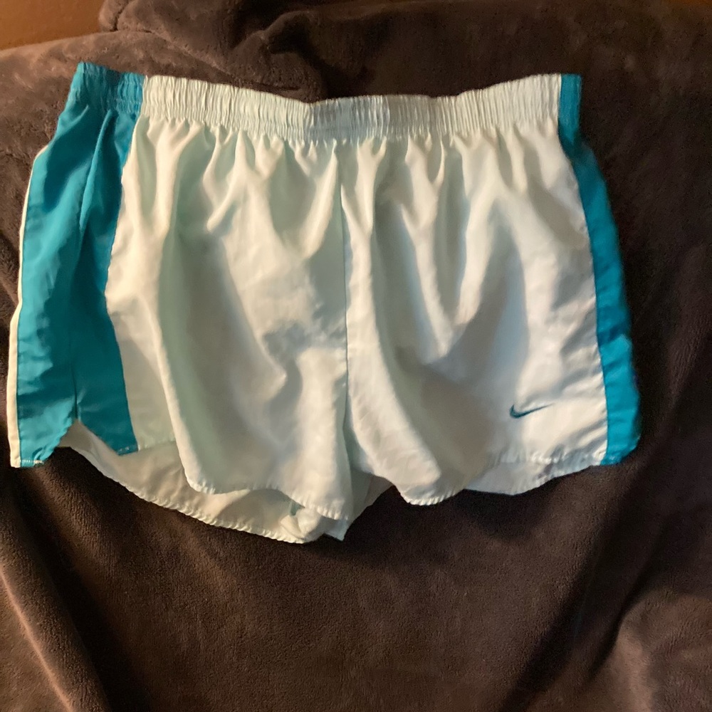 Blue and light blue Nike shorts!